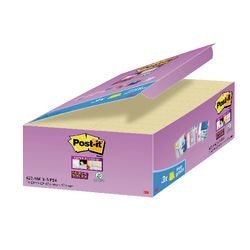 Selbstklebende Haftnotizen, Post-it, 24 x 90 Blatt, 47,6 x 47,6 mm, blanko, kanariengelb