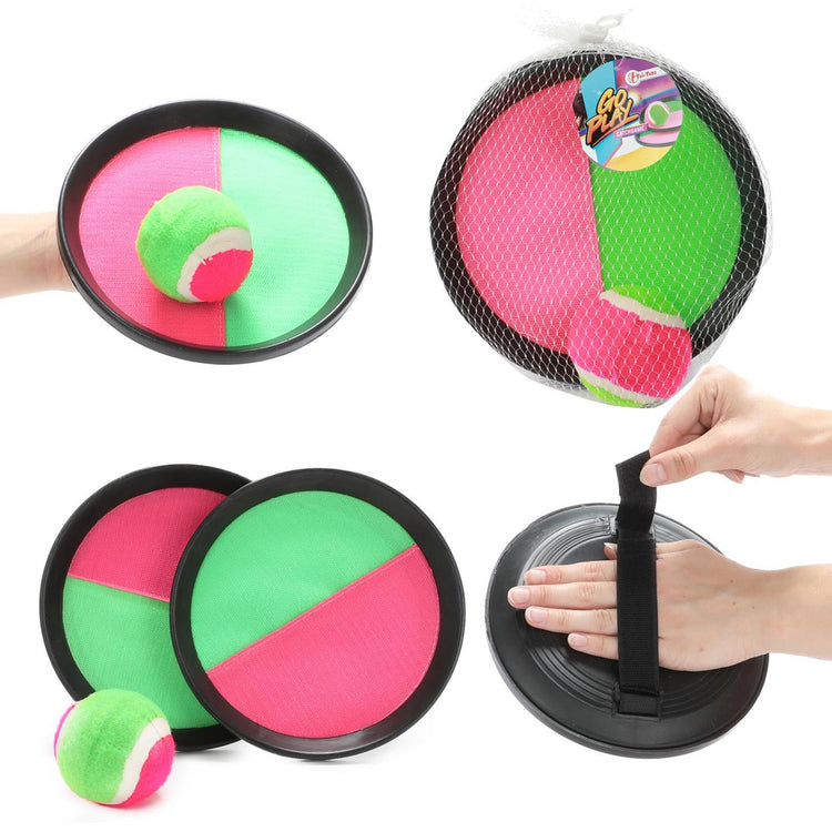Toi-Toys Vangball-Spiel mit Klettverschluss, 3dlg.