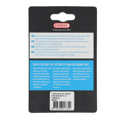Scheibenbremsbelagsatz Elvedes metallic carbon Magura MT2, MT4, MT6, MT8 (1 Paar)