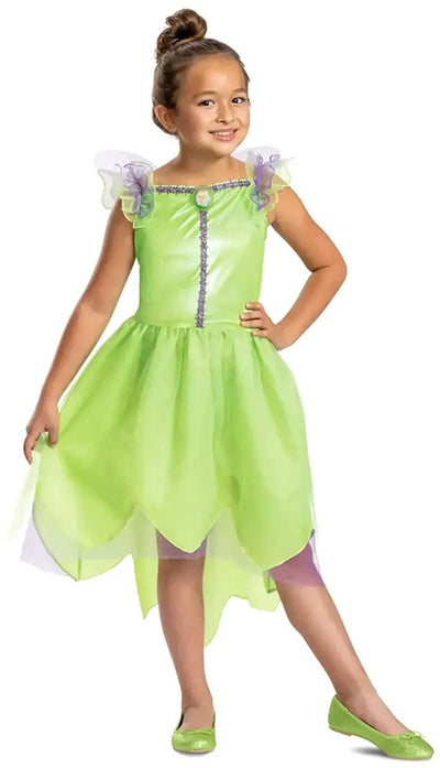 Verkleidung Disney – Tinker Bell, Tinker Bell Kleid klassisch, Größe S (5 – 6 Jahre), Mädchen