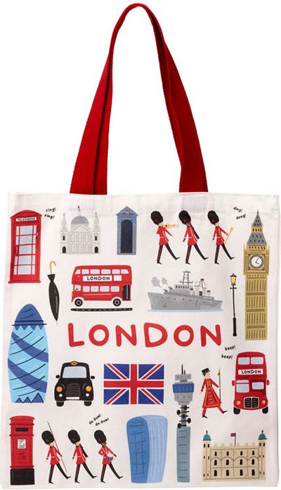 London Souvenir Poly -Baumwollbeutel