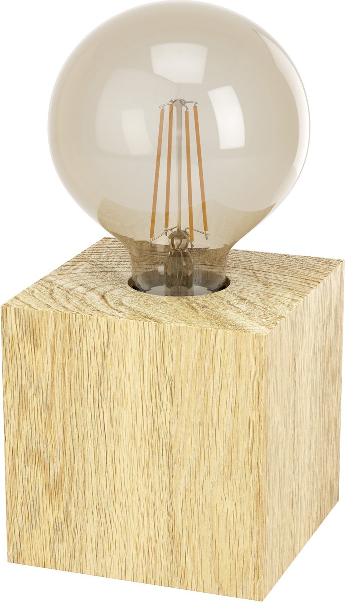 Eglo Prestwick 2 Tischleuchte – E27 – 9,5 cm – braun