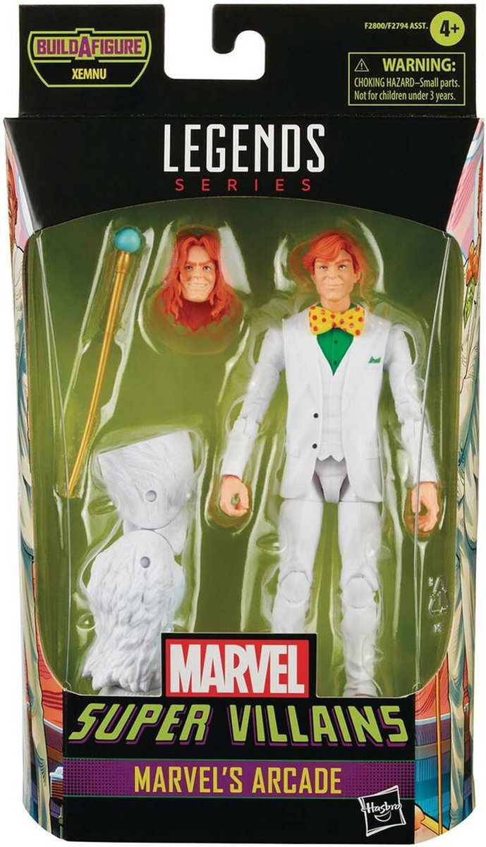 Hasbro Marvel Legends-Serie – Build-a-figure Xemnu Wave – Marvel Super Villains, Marvels Arcade-Actionfigur, 15 cm