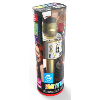 Idance Bluetooth Partymikrofon Gold | 2 Stk
