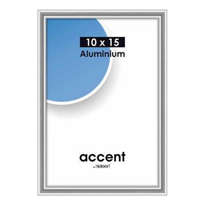 Nielsen Design Nielsen Fotorahmen 51223 Akzent glänzend Silber 10x15 cm