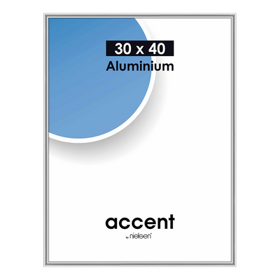 Nielsen Design Nielsen Fotorahmen 59844 Akzentmatte Silber 30x45 cm