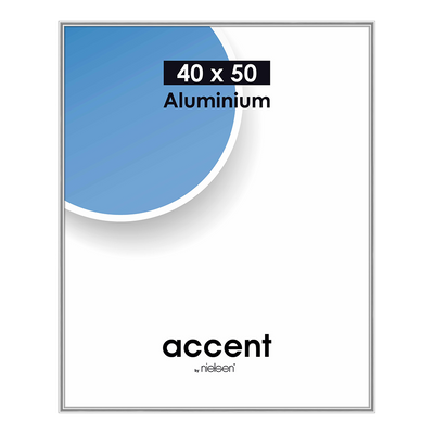 Nielsen Design Nielsen Fotorahmen 52524 Akzentmatten Silber 40x50 cm