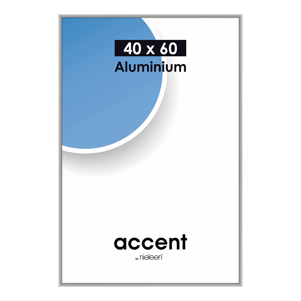 Nielsen Design Nielsen Fotorahmen 55124 Akzentmatte Silber 40x60 cm