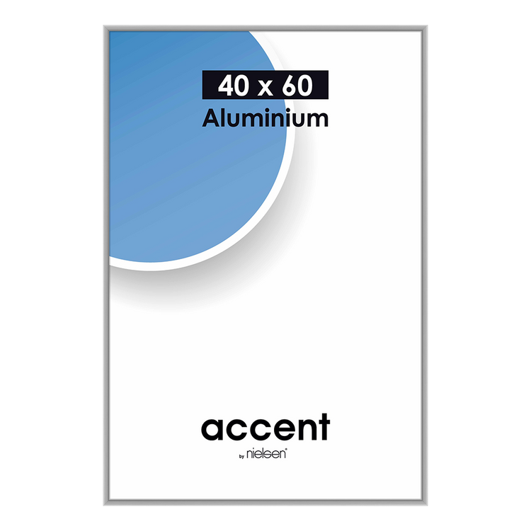 Nielsen Design Nielsen Fotorahmen 55124 Akzentmatte Silber 40x60 cm