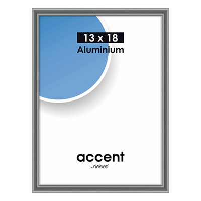 Nielsen Design Nielsen Fotorahmen 53225 Accent Stahlgrau 13x18 cm