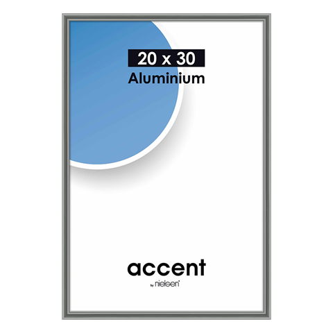 Nielsen Design Nielsen Fotorahmen 53525 Accent Stahlgrau 20x30 cm