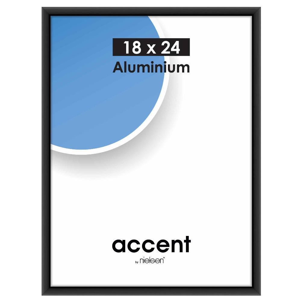 Nielsen Design Nielsen Fotorahmen 53426 Akzent schwarz 18x24 cm