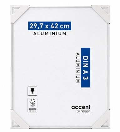 Nielsen Design Nielsen Fotorahmen 59719 Akzent glänzend weiß 29,7 x 42 cm