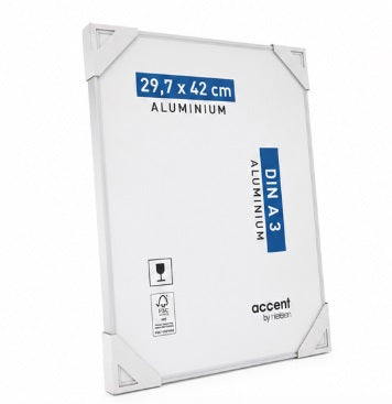 Nielsen Design Nielsen Fotorahmen 59719 Akzent glänzend weiß 29,7 x 42 cm