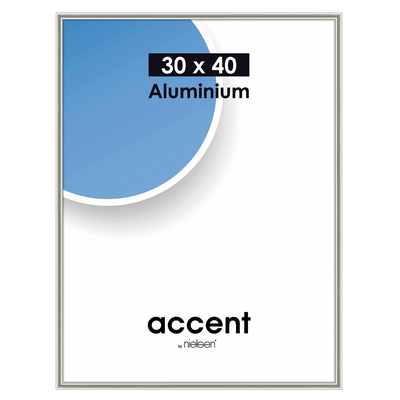Nielsen Design Nielsen Fotorahmen 52439 Akzent glänzend Weiß 30x40 cm