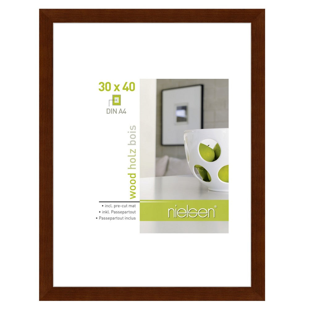 Nielsen Design Nielsen Fotorahmen 8988019 Apollon Wenge 30x40 21x29.7 cm