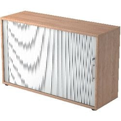 Bach Rolltorschrank Hammerer 1732s n s re braun, silber 1200 mm x 400 mm x 748 mm