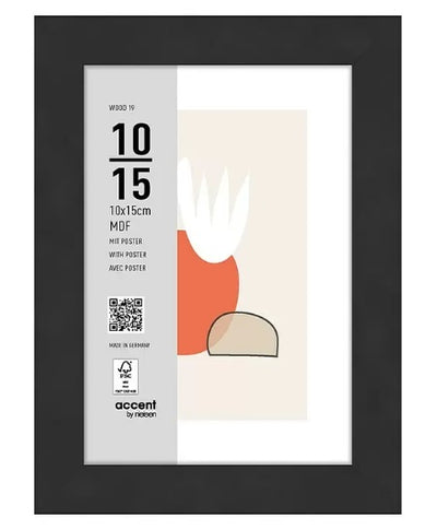 Nielsen Design Nielsen Fotorahmen 3211201 Holz 19 schwarz 10x15 cm
