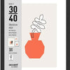Nielsen Design Nielsen Fotorahmen 3230201 Holz 19 schwarz 30x40 cm