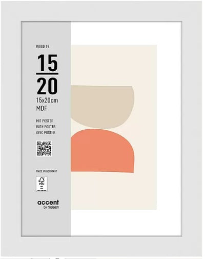 Nielsen Design Nielsen Fotorahmen 3217202 Holz 19 weiß 15x20 cm
