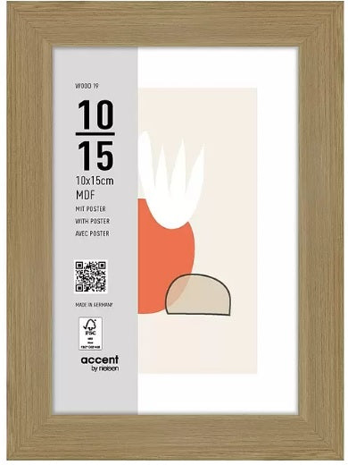 Nielsen Design Nielsen Fotorahmen 3211204 Holz 19 Natur 10x15 cm
