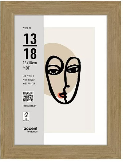 Nielsen Design Nielsen Fotorahmen 3232204 Holz 19 Natur 13x18 cm
