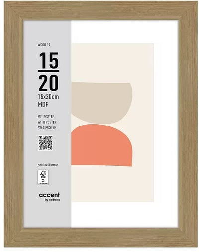 Nielsen Design Nielsen Fotorahmen 3217204 Holz 19 Natur 15x20 cm
