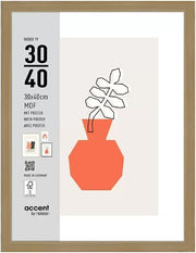 Nielsen Design Nielsen Fotorahmen 3230204 Holz 19 Natur 30x40 cm - afbeelding 1