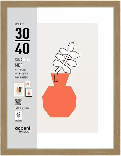 Nielsen Design Nielsen Fotorahmen 3230204 Holz 19 Natur 30x40 cm
