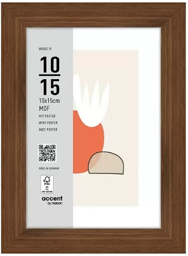 Nielsen Design Nielsen Fotorahmen 3211205 Holz 19 Walnuss 10x15 cm