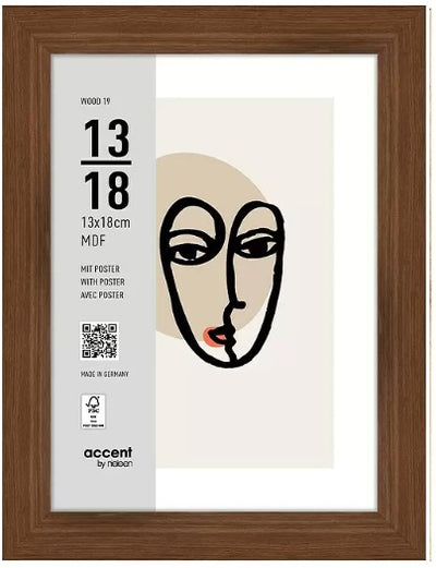 Nielsen Design Nielsen Fotorahmen 3232205 Holz 19 Walnuss 13x18 cm