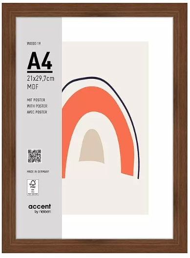Nielsen Design Nielsen Fotorahmen 3221205 Holz 19 Walnuss 21x29,7 cm
