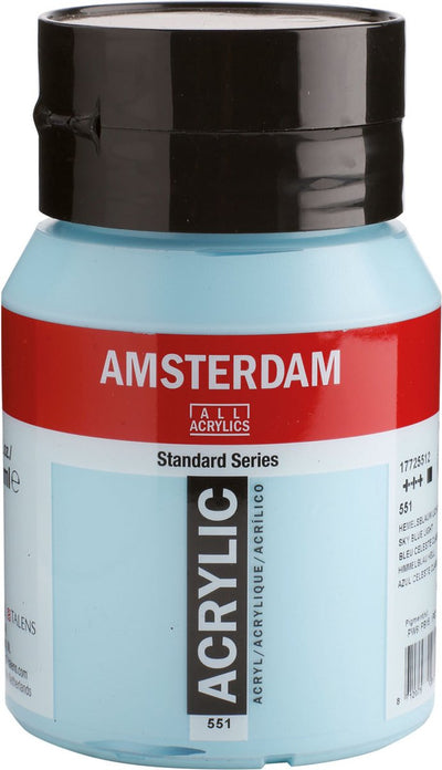 Acrylfarbentopf der Amsterdam Standard-Serie 500 ml Himmelblau hell 551