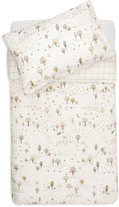 Jollein Bettbezug mit Kissenbezug – 100 x 140 cm – Tiny Park