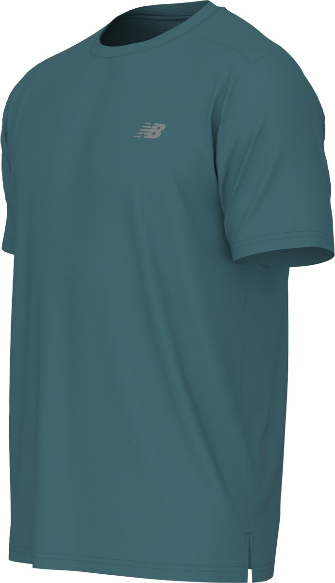 New Balance Sport Essentials T-Shirt Herren Sportshirt – Big Teal