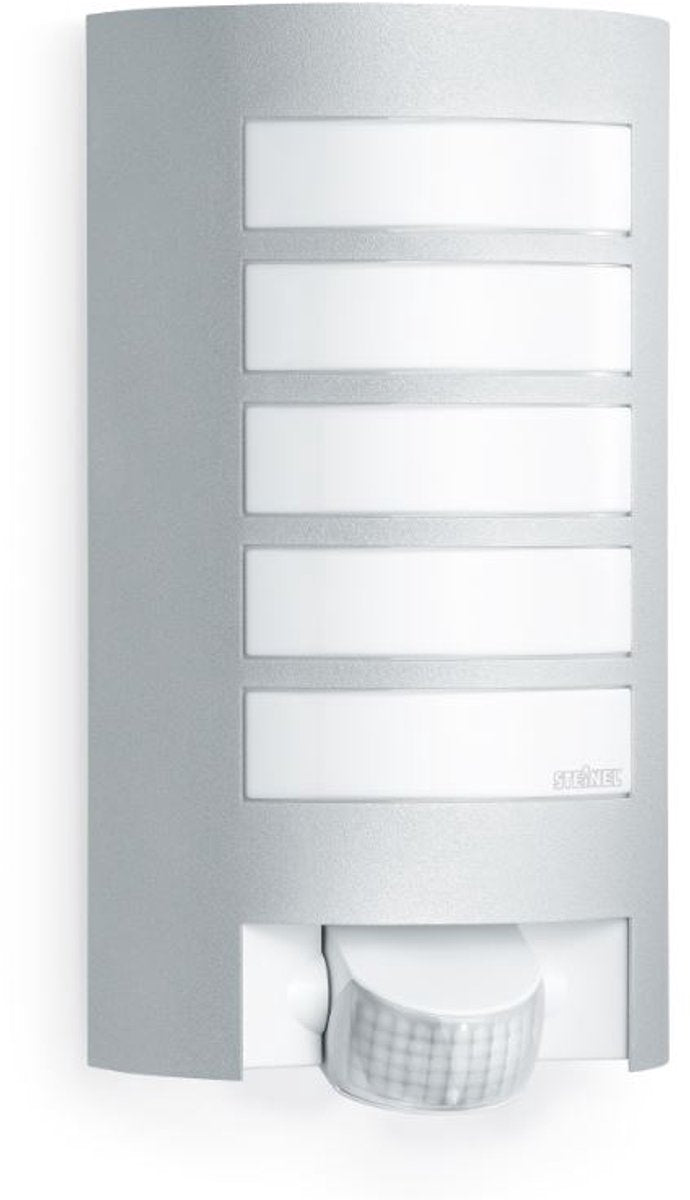 Steinel l12 Design - LED-Außenleuchte - Bewegungsmelder - E27 - Silber