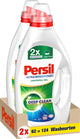 Persil ultrakonzentriertes Universalwaschmittel | 2 x 62 Wäschen | 124 Wäschen | Wertverpackung