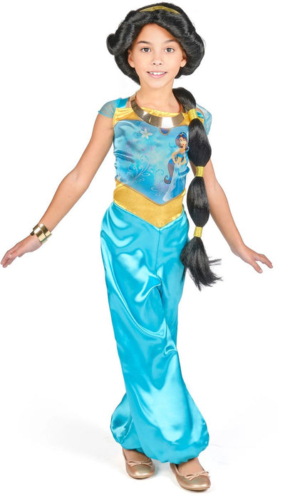 Disney-Prinzessinnen-Verkleidung – Aladdin, Jasmine Basic Plus, Größe XS (3–4 Jahre), Mädchen