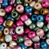 Creativ Company Rocailles, D 5 mm, Größe 4 0, Lochgröße 1,2 mm, Metallic-Farben, 720 gr 1 Box