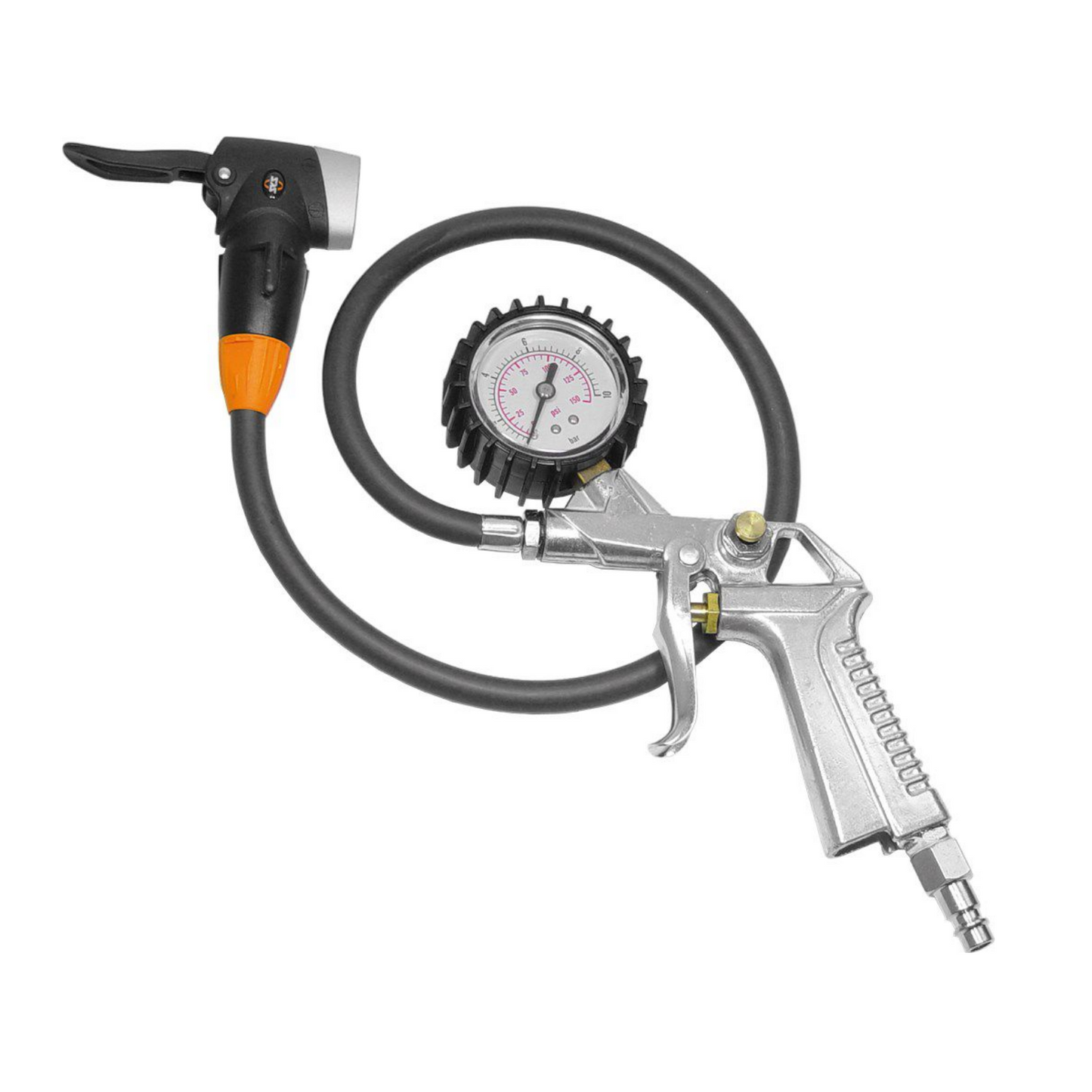 Luftpistole mit Manometer Zyklus 1 4 Anschluss