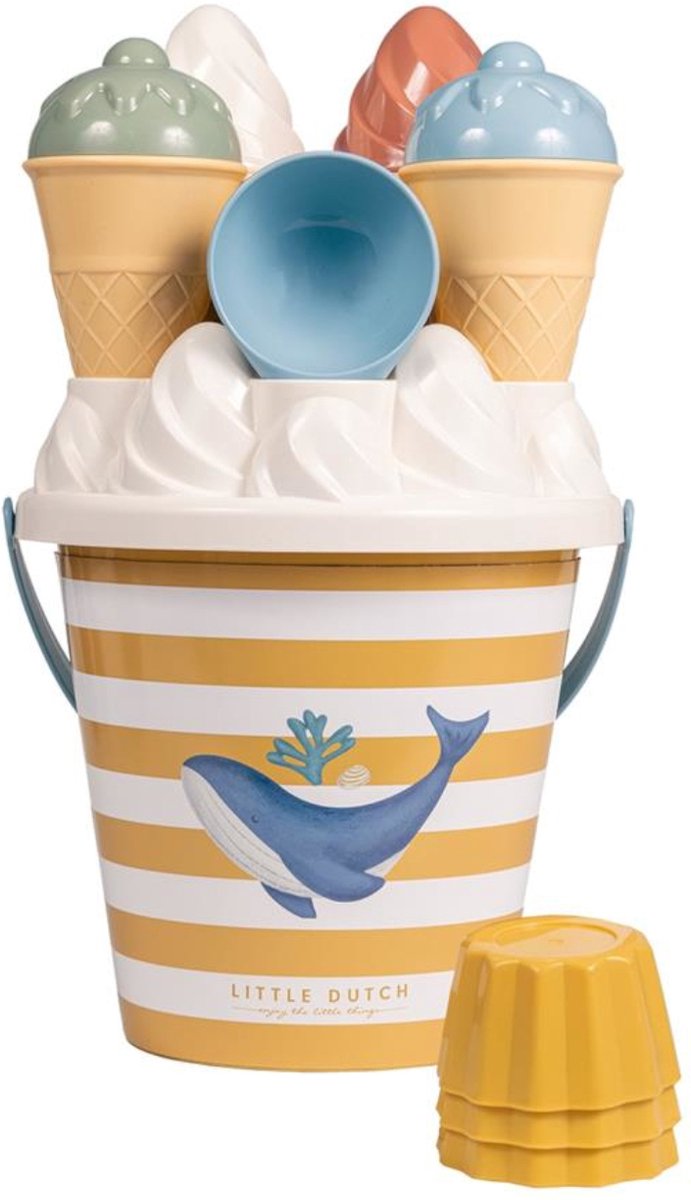 Little Dutch Ocean Dreams Blue Ice Cream Eimer Set, 14dlg.
