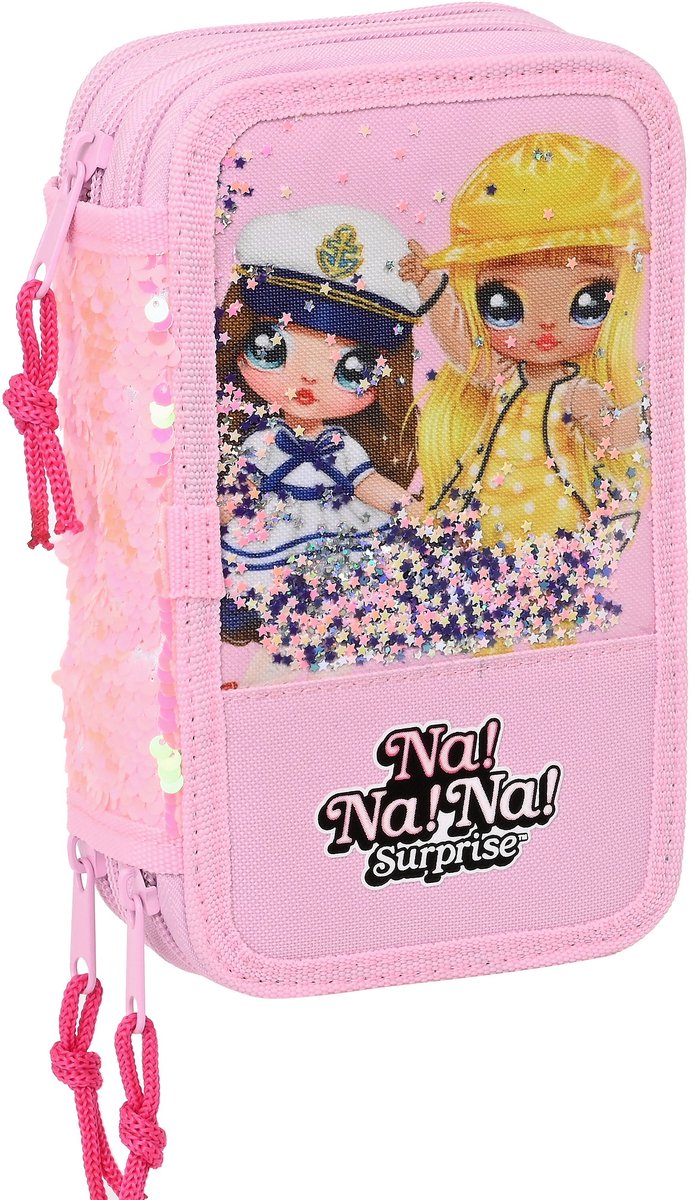 Nach! nach! nach! Federmäppchen mit Überraschungsfüllung, Meerjungfrau – 36 Stück – 19,5 x 12,5 x 5,5 cm – Polyester