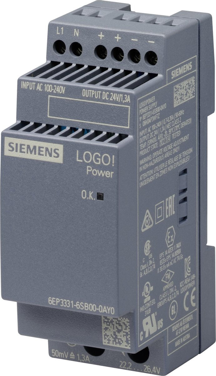 Siemens 6ep3331-6sb00-0ay0 SPS-Netzteil 24 V