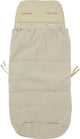 Meyco Baby Uni Buggy Fußsack und Einlage – vorgewaschen, hydrophil – Sand – 45 x 130 cm (2-in-1)