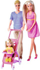 Simba Steffi Love Happy Family Puppe rosa – 105733673