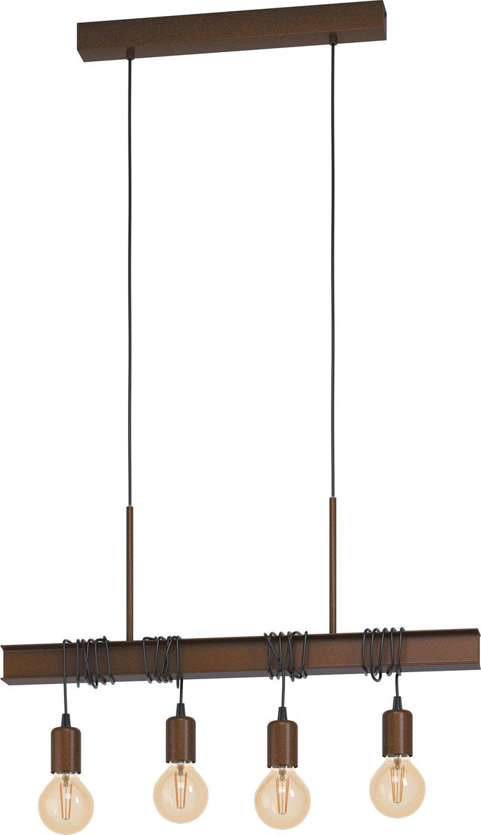 Eglo Townshend 4 Hängelampe – E27 – 70 cm – braun