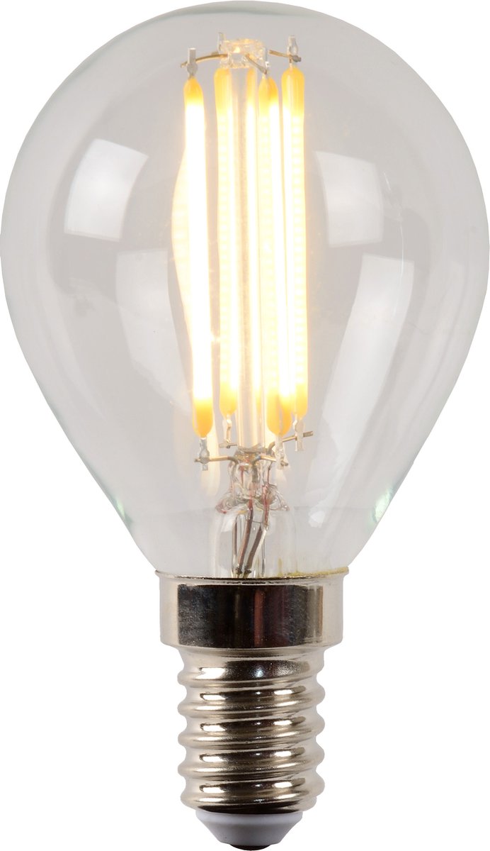 Lucide p45 - Glühlampe - ø 4,5 cm - LED dimmbar - E14 - 1x4W 2700K - transparent