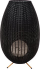 Lucide Colin IP44 – wiederaufladbare Stehleuchte für drinnen und draußen – wiederaufladbarer Akku – LED 3 Stufen dimmbar – 1 x 3 W 3000 K – IP44 – Schwarz