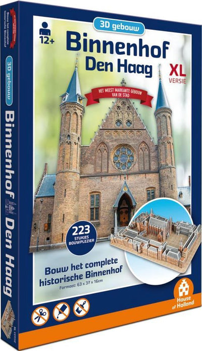 Tuckers Spaßfabrik Binnenhof Den Haag - 3D-Gebäude (223 Teile) -