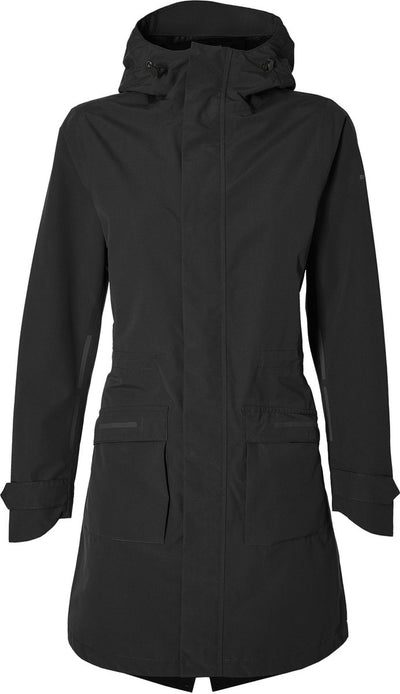 Basil Regenparka Mosse Damen Jet Black XL